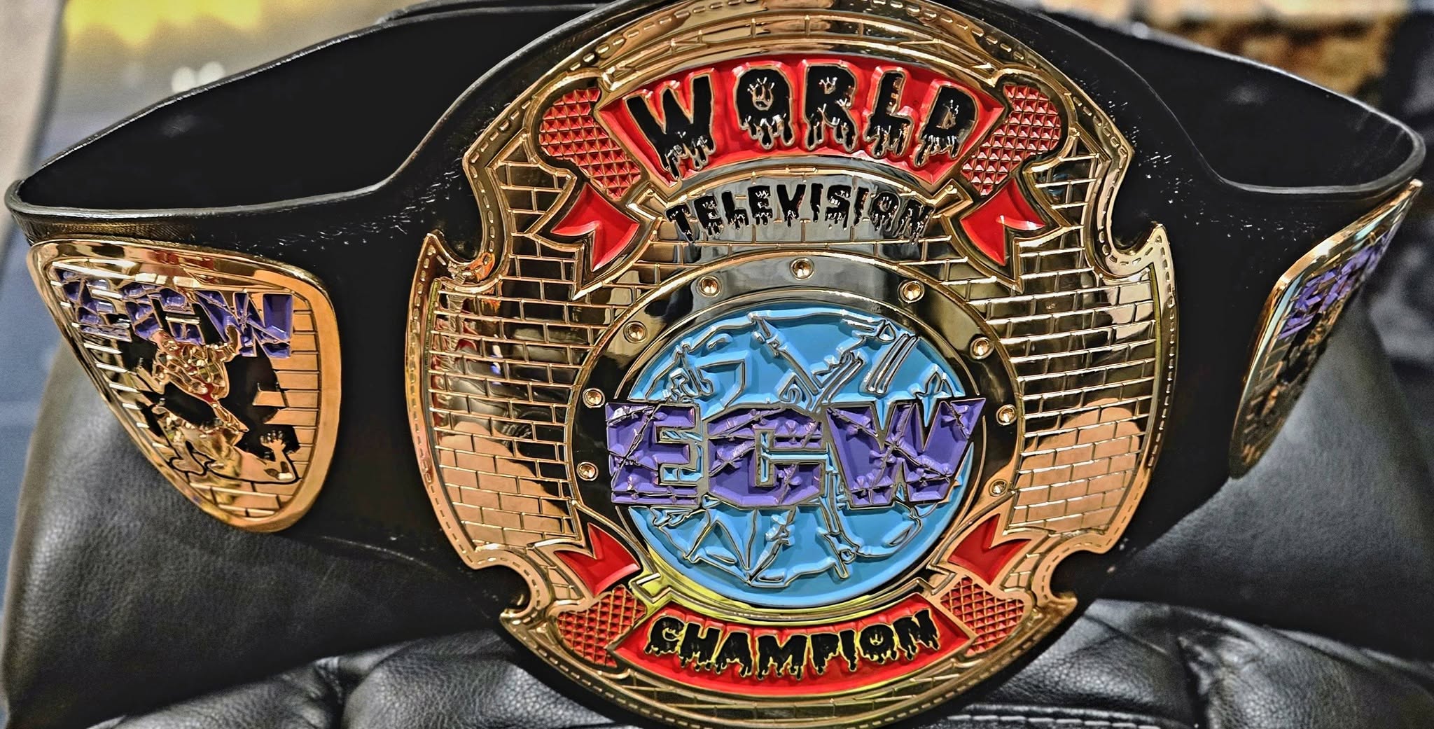 ECW World Television Championship Replica Belt 4MM Zinc 3D CNC Adult Size