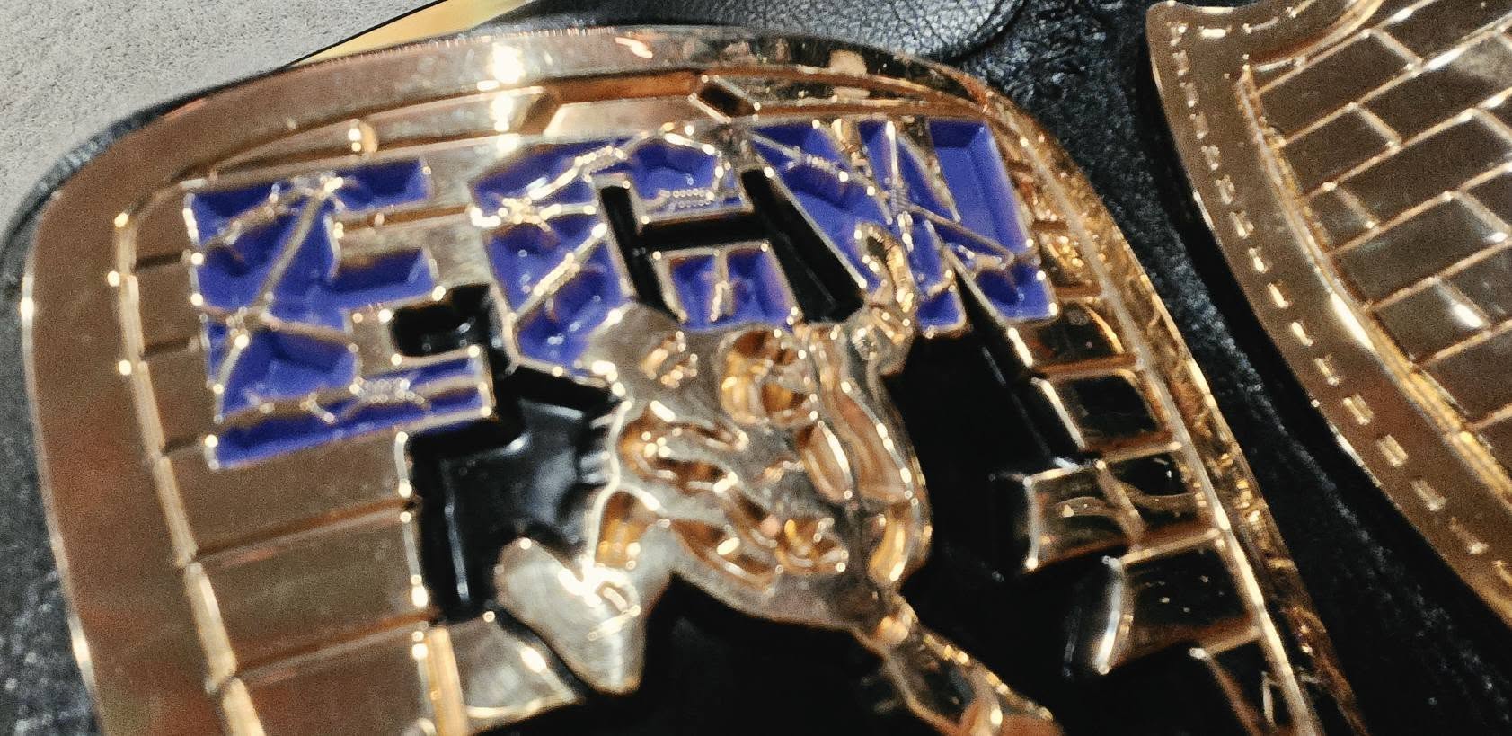 ECW World Television Championship Replica Belt 4MM Zinc 3D CNC Adult Size