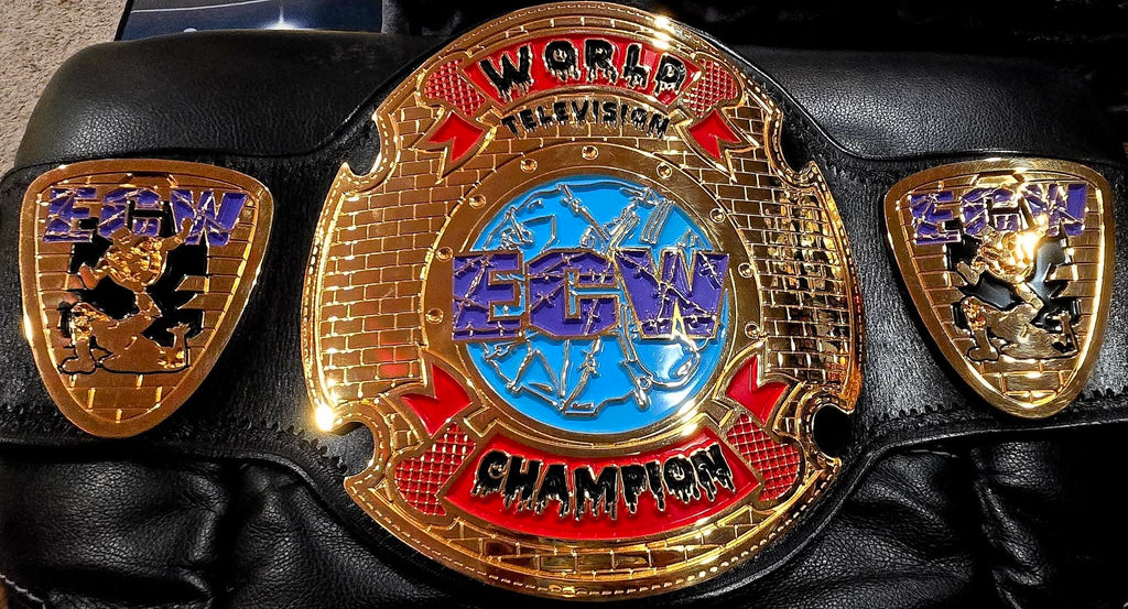 ECW World Television Championship Replica Belt 4MM Zinc 3D CNC Adult Size