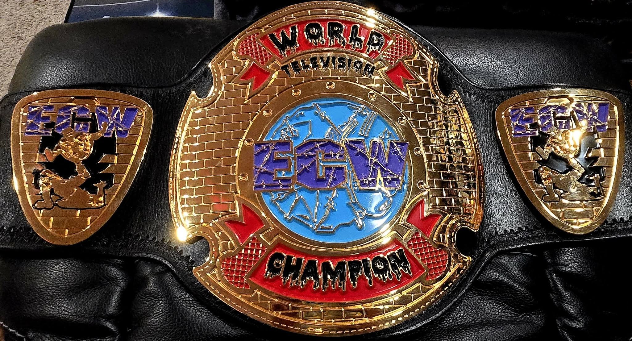 ECW World Television Championship Replica Belt 4MM Zinc 3D CNC Adult Size