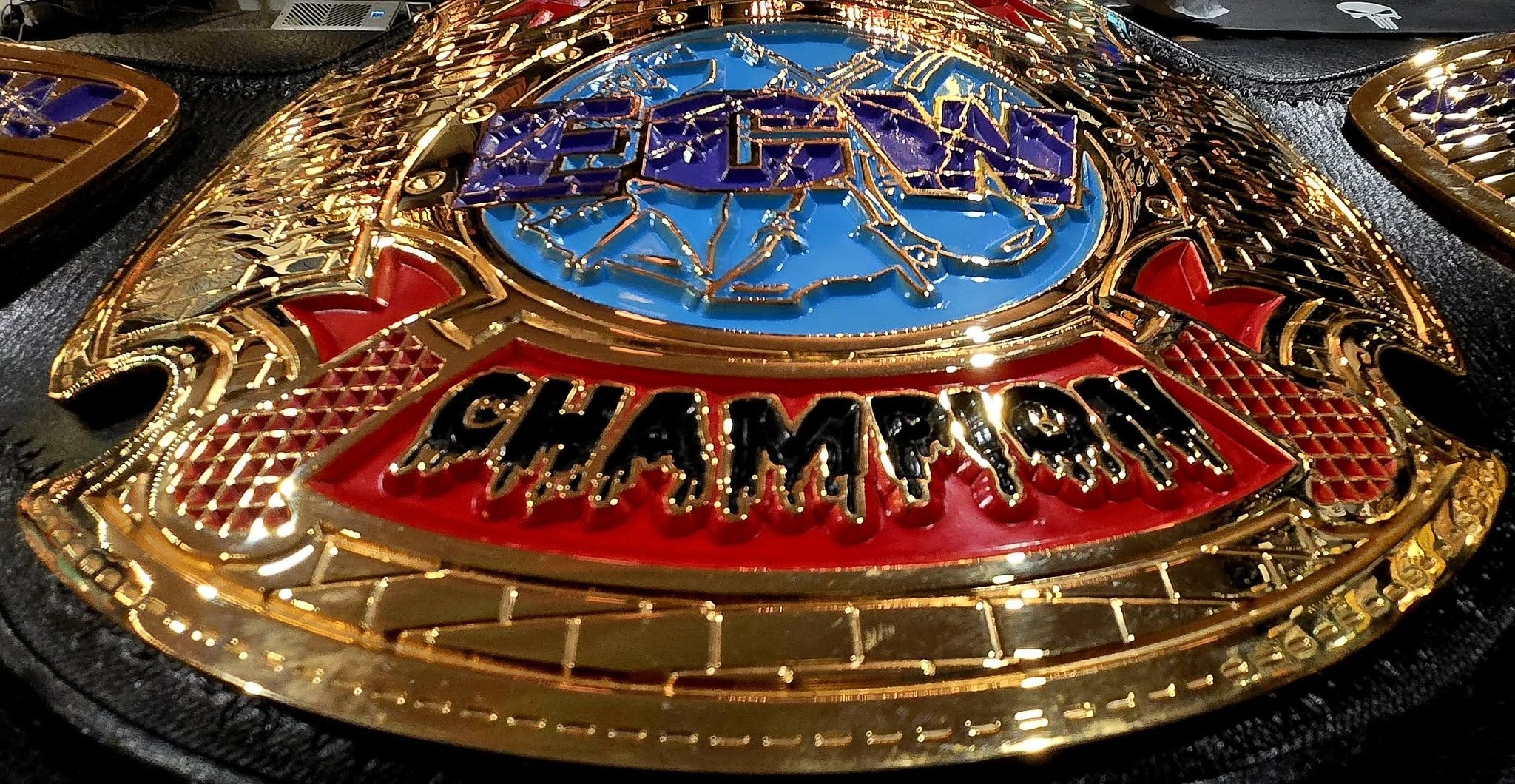 ECW World Television Championship Replica Belt 4MM Zinc 3D CNC Adult Size