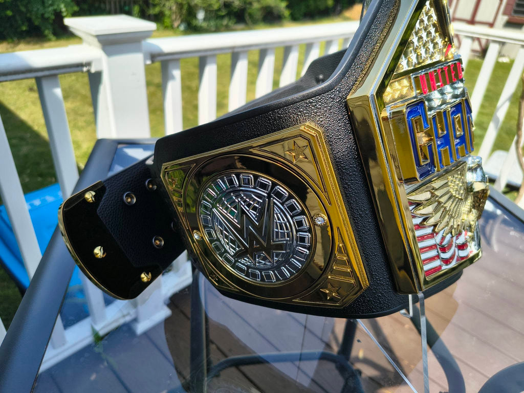 WWE World Heavyweight Championship Belt United States Championship Replica Adult Size CNC 16mm