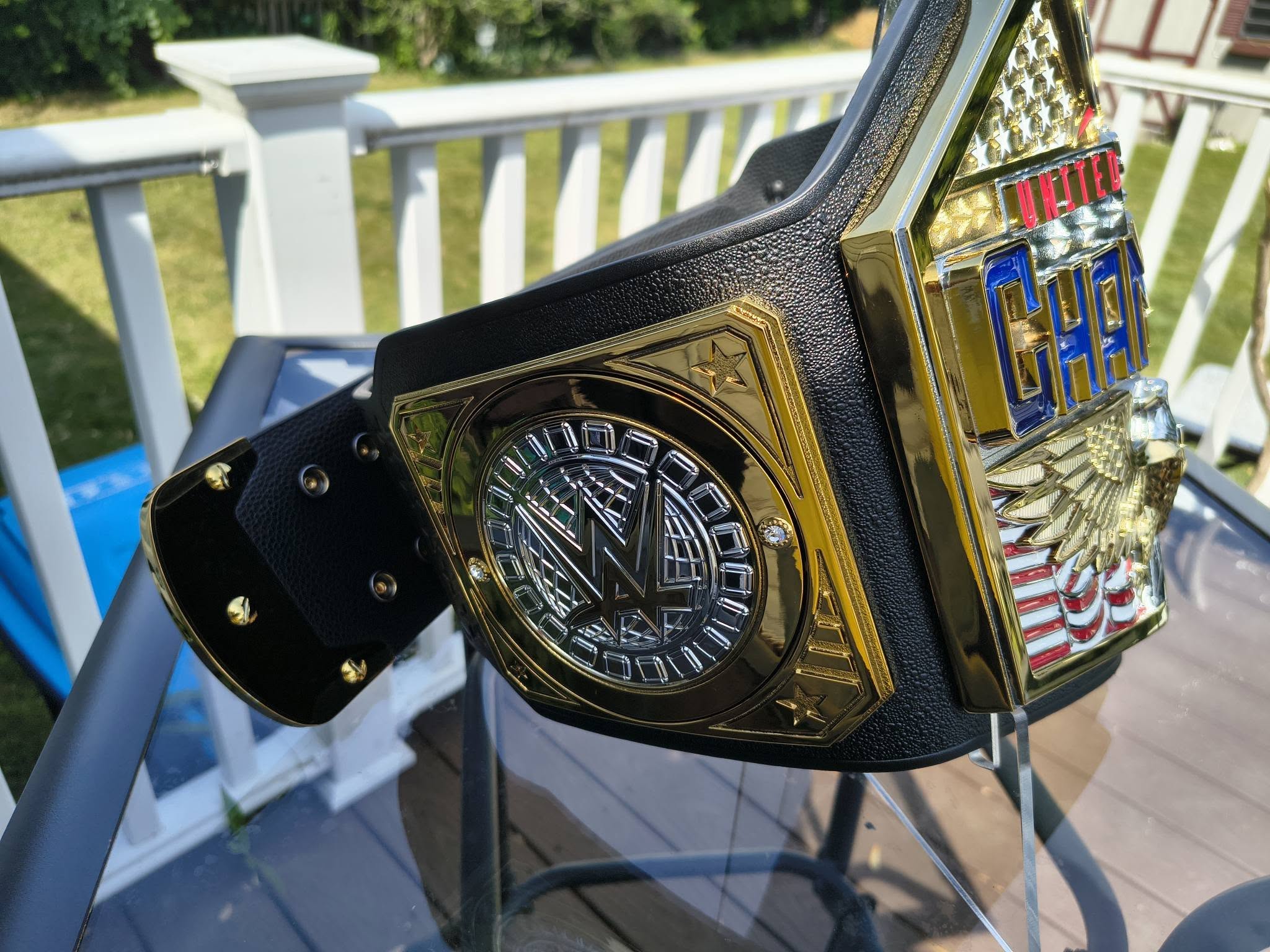 WWE World Heavyweight Championship Belt United States Championship Replica Adult Size CNC 16mm