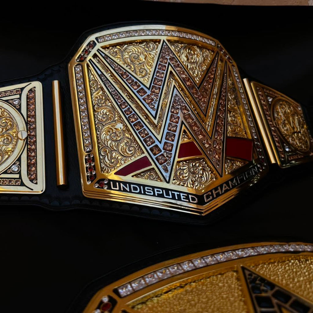 NEW CNC WWE UNDISPUTED WORLD HEAVYWEIGHT CHAMPIONSHIP WRESTLING REPLICA Belt 16MM
