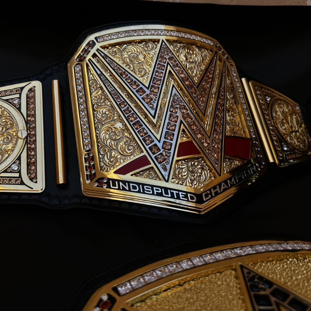 NEW CNC WWE UNDISPUTED WORLD HEAVYWEIGHT CHAMPIONSHIP WRESTLING REPLICA Belt 16MM