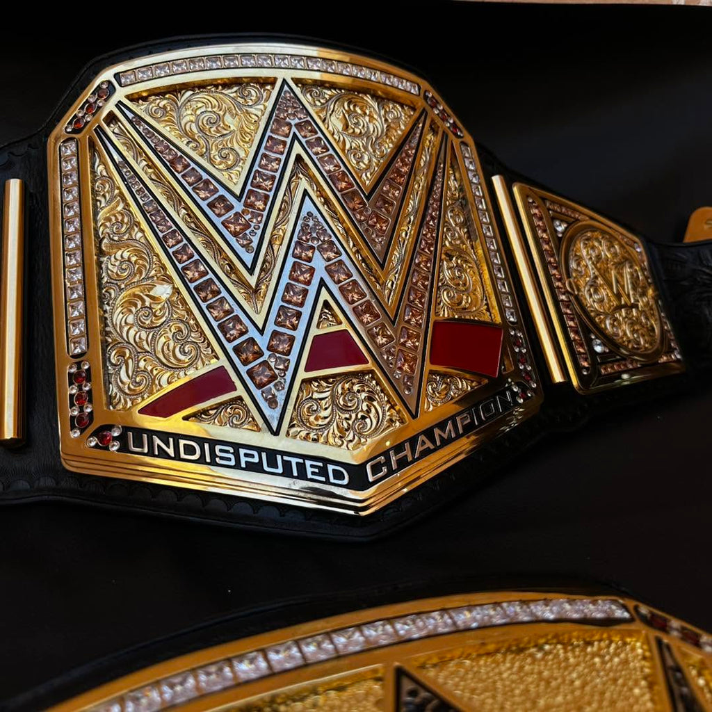 NEW CNC WWE UNDISPUTED WORLD HEAVYWEIGHT CHAMPIONSHIP WRESTLING REPLICA Belt 16MM