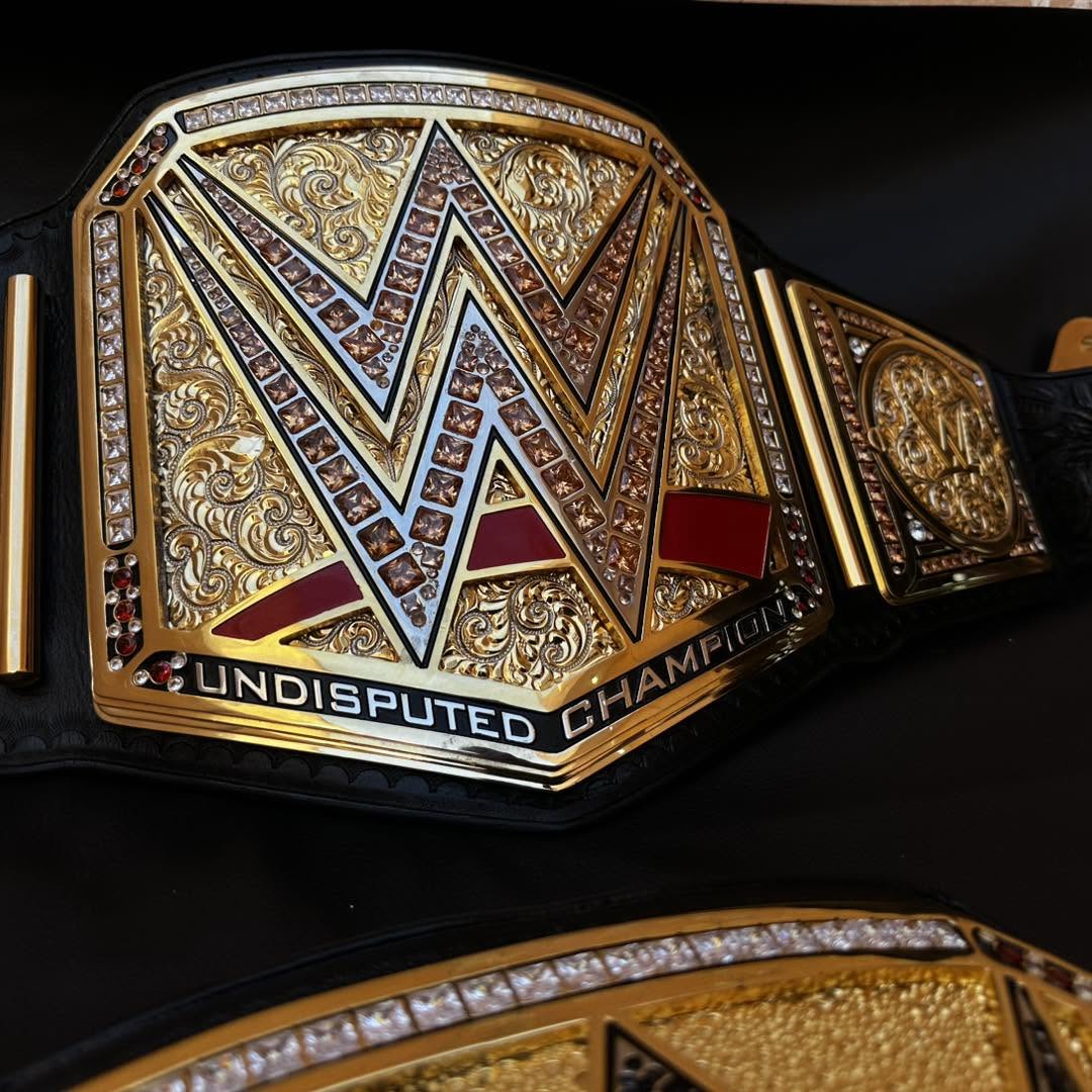 NEW CNC WWE UNDISPUTED WORLD HEAVYWEIGHT CHAMPIONSHIP WRESTLING REPLICA Belt 16MM