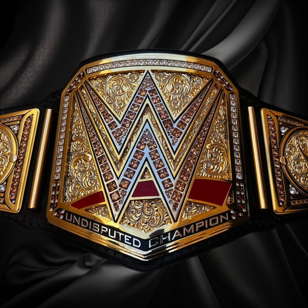 NEW CNC WWE UNDISPUTED WORLD HEAVYWEIGHT CHAMPIONSHIP WRESTLING REPLICA Belt 16MM