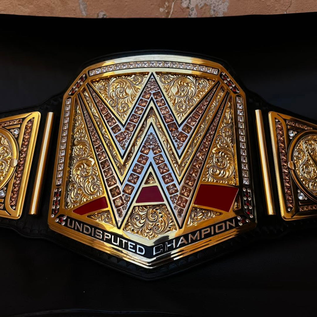 NEW CNC WWE UNDISPUTED WORLD HEAVYWEIGHT CHAMPIONSHIP WRESTLING REPLICA Belt 16MM