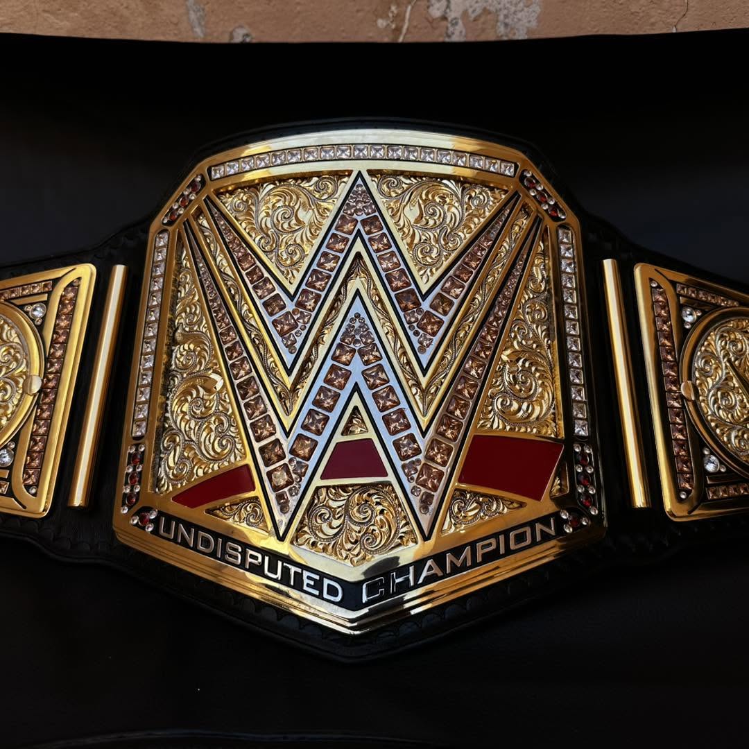 NEW CNC WWE UNDISPUTED WORLD HEAVYWEIGHT CHAMPIONSHIP WRESTLING REPLICA Belt 16MM