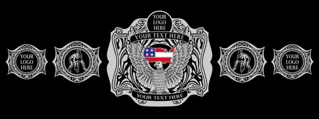 Custom Championship Belt – Personalized Logo & Name – Gold/Nickel Plated – 2mm/4mm – Real Leather Strap