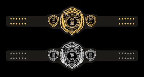 Custom Wrestling Championship Belt – Personalized Name & Logo,4mm/2mm, Gold/Nikal Plated