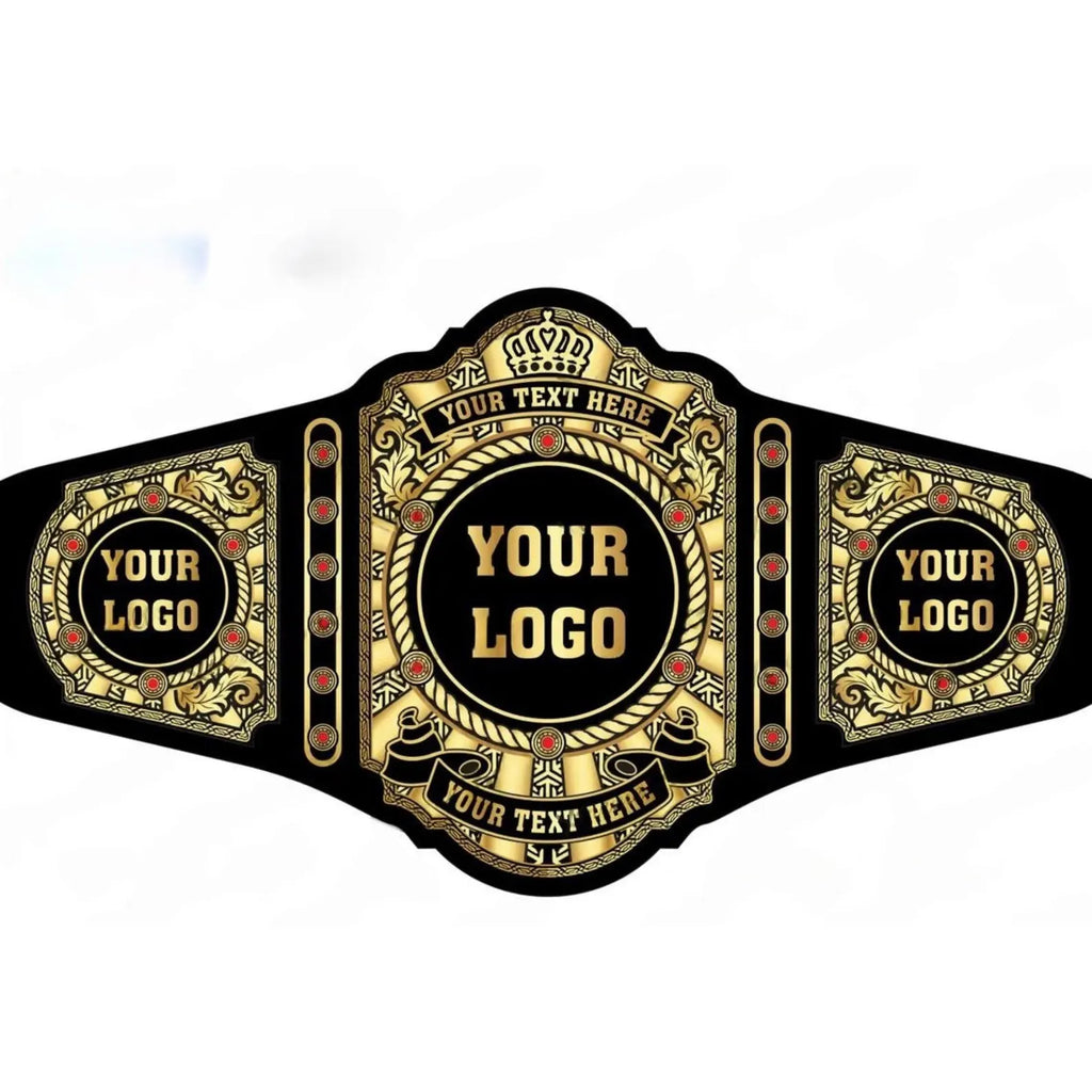 Personalized Championship Title Belt – Custom Sports Award, Events Trophy, Customized Wrestling Belt, Memorabilia Souvenir.