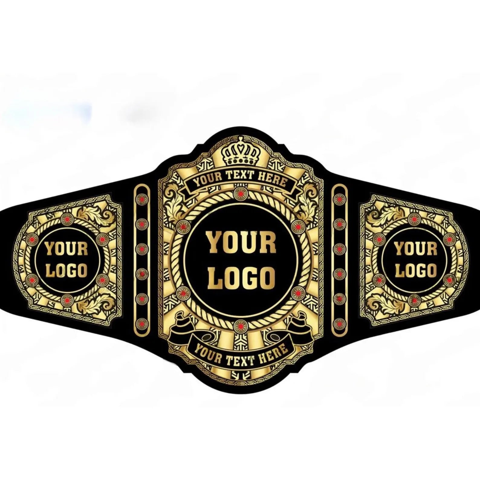 Personalized Championship Title Belt – Custom Sports Award, Events Trophy, Customized Wrestling Belt, Memorabilia Souvenir.