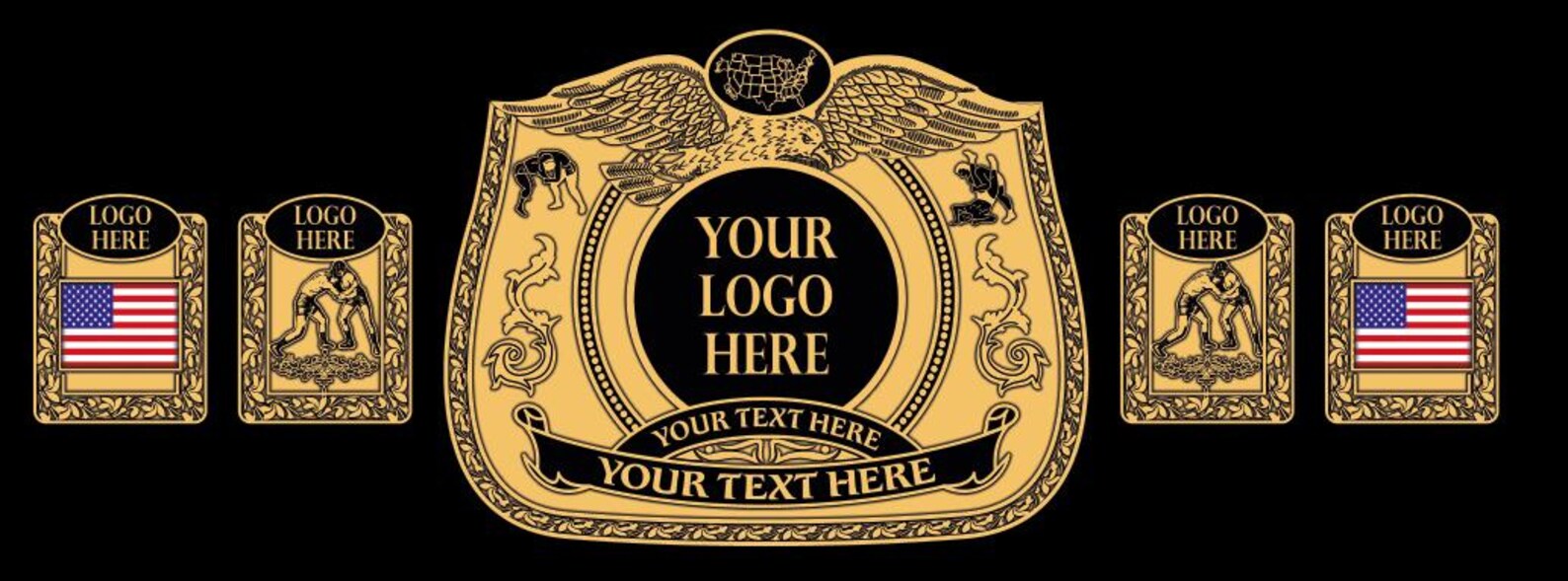 Personalized Fantasy Football Belt | Custom Champion Title | 2mm/4mm | Leather Strap . gold/nikal plated