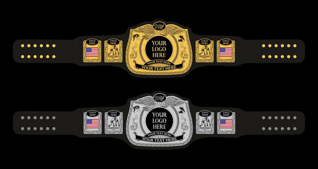 Personalized Fantasy Football Belt | Custom Champion Title | 2mm/4mm | Leather Strap . gold/nikal plated