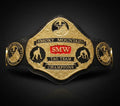 Smoky Mountain tag team Championship Belt Adult SIze 4mm zinc metal plates 24k gold