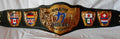 Grand N chikara champion wrestling belt replica 4mm zinc 24k gold with real leather adult size