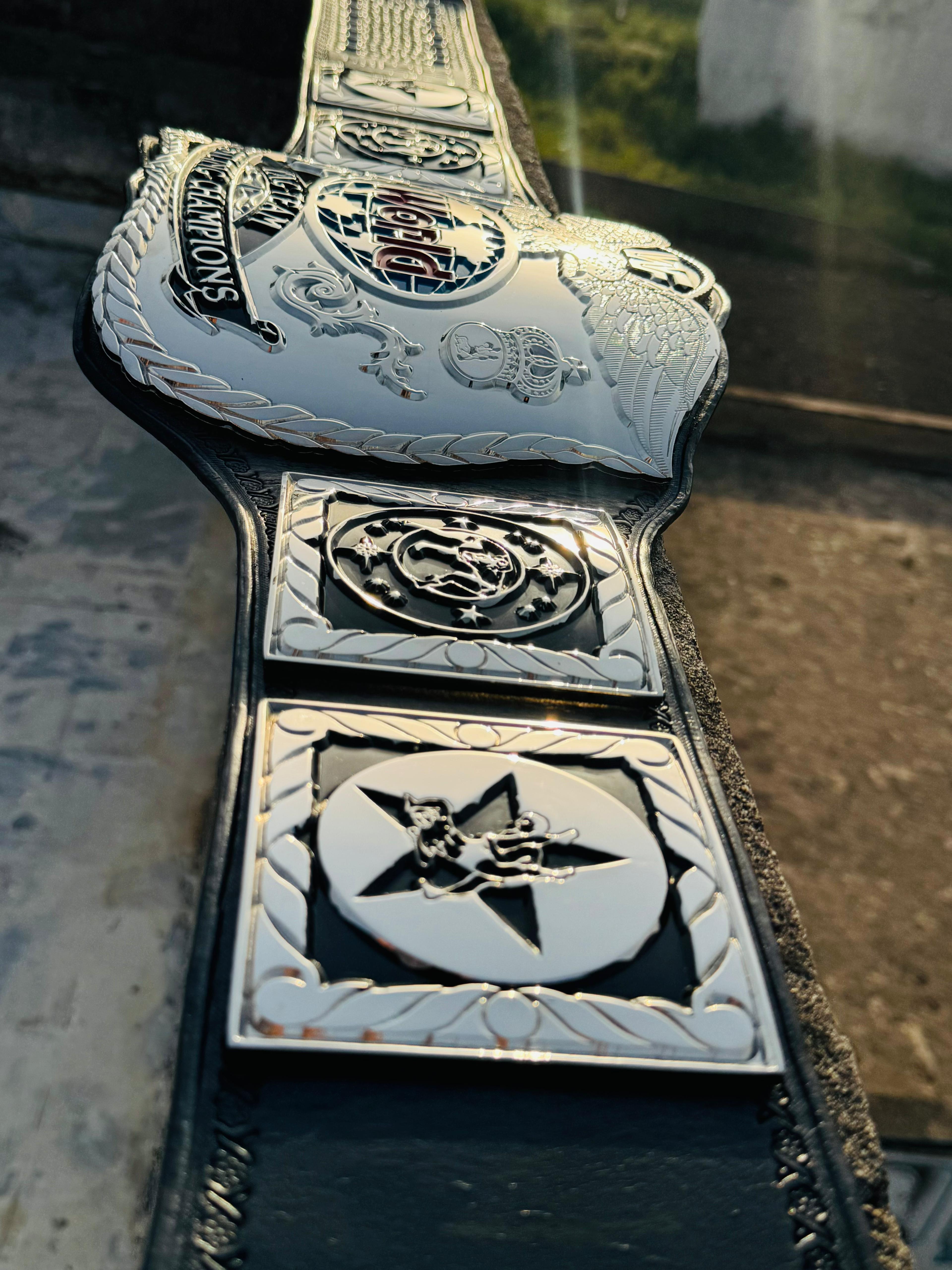 CNC HD WWF Old Tag Team Wrestling Championship belt Replica High Quality Deep Attaching