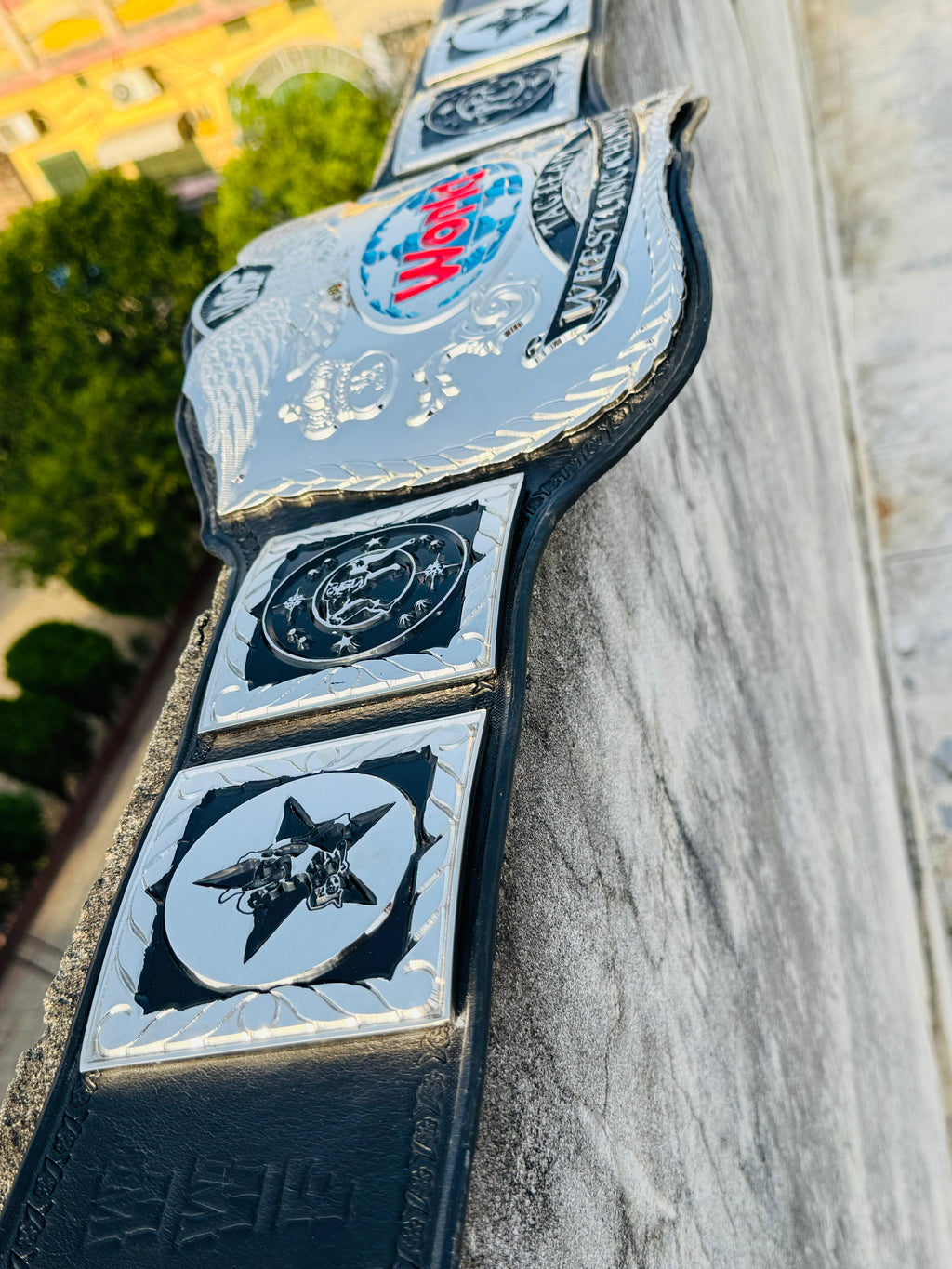 CNC HD WWF Old Tag Team Wrestling Championship belt Replica High Quality Deep Attaching