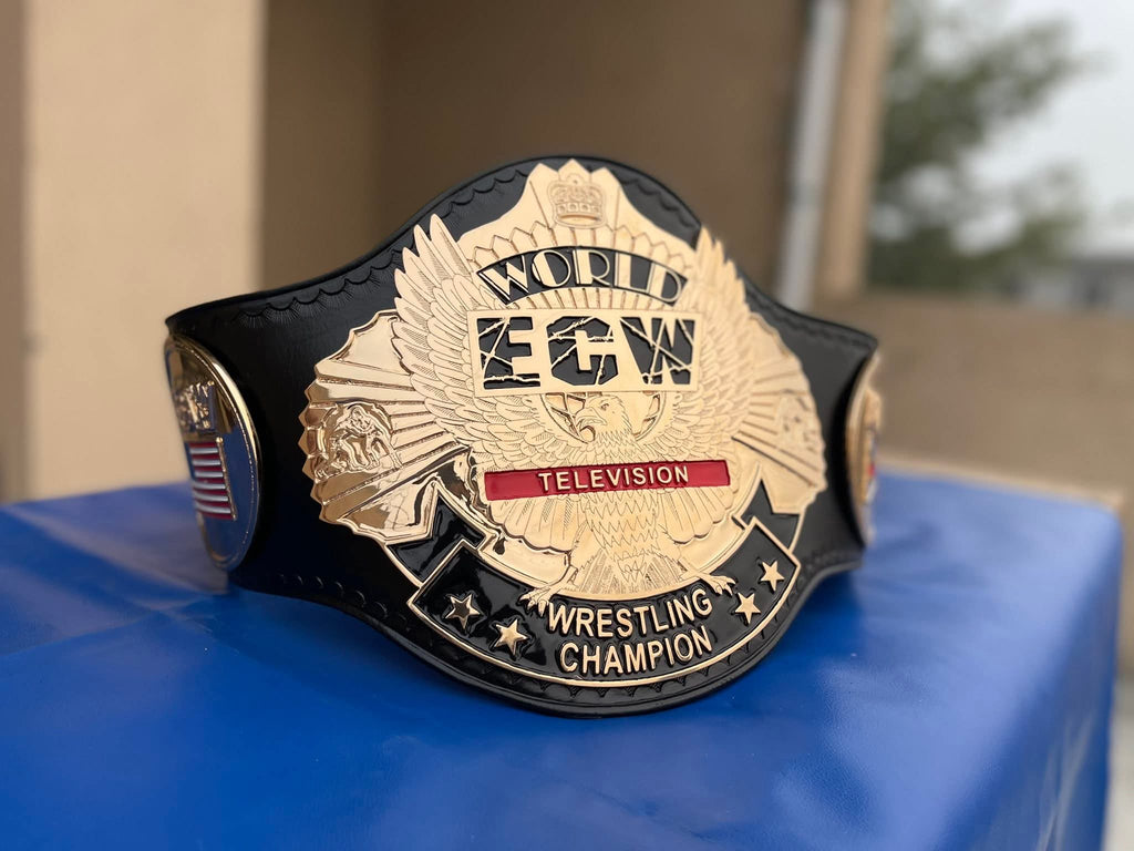 ECW WORLD TELEVISION REPLICA Championship Belt CNC 3D Adults Size