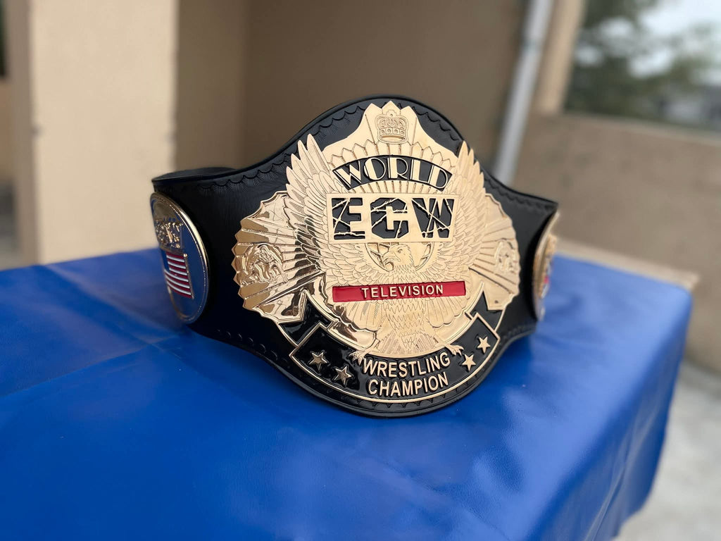 ECW WORLD TELEVISION REPLICA Championship Belt CNC 3D Adults Size