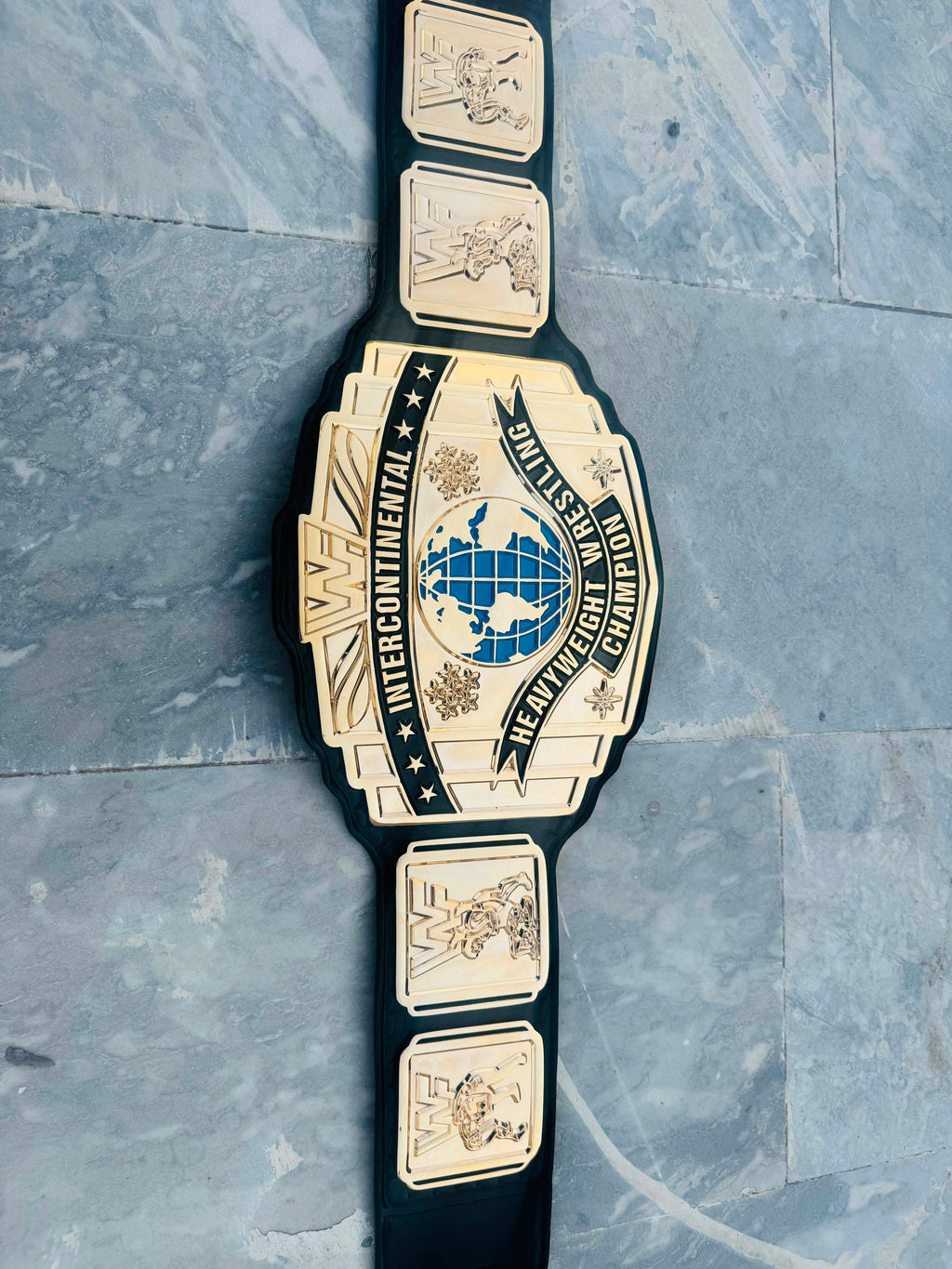 WWF INTERCONTINENTAL 24K GOLD Championship Belt