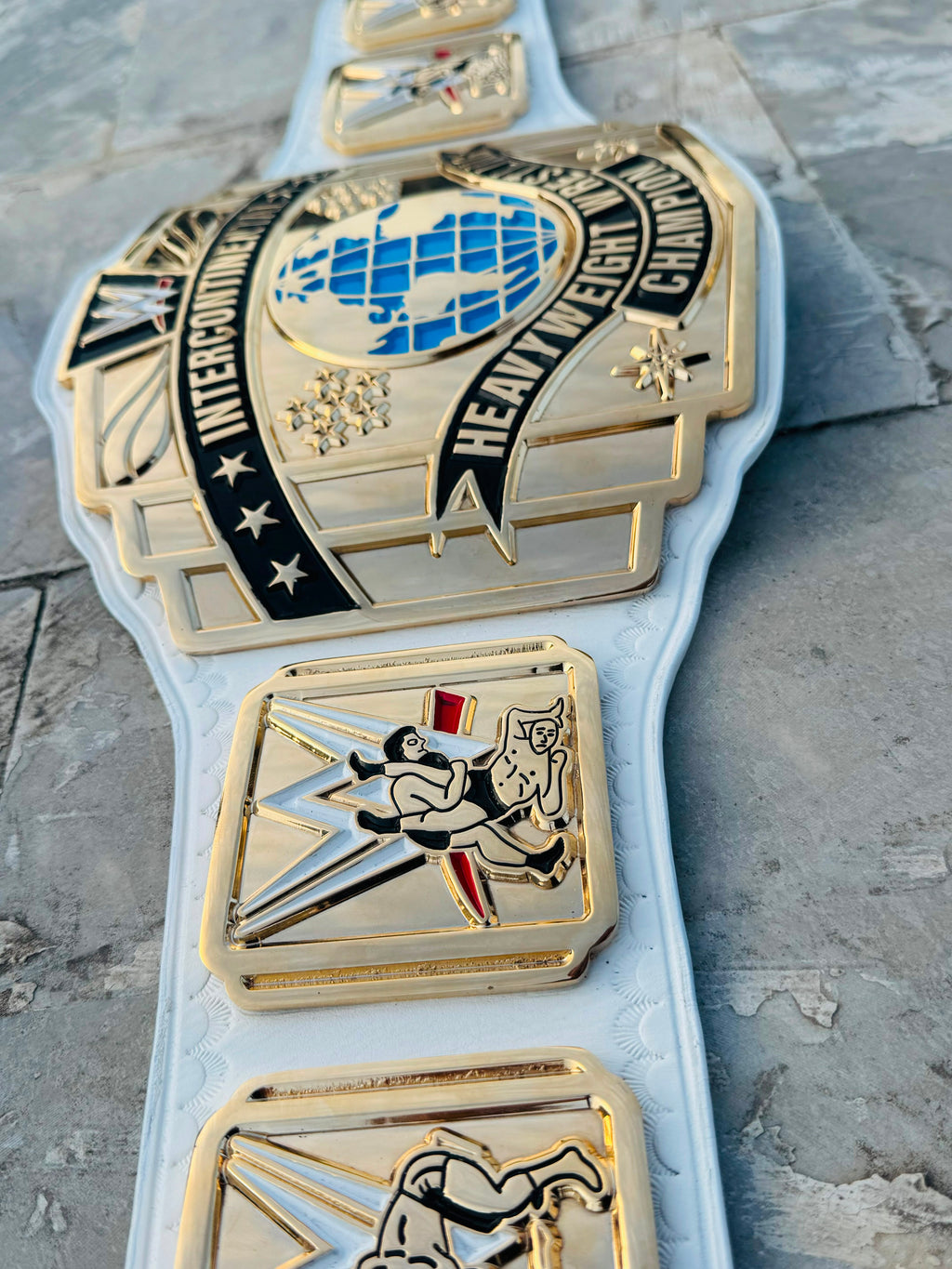 WWF INTERCONTINENTAL 24K GOLD Championship Belt