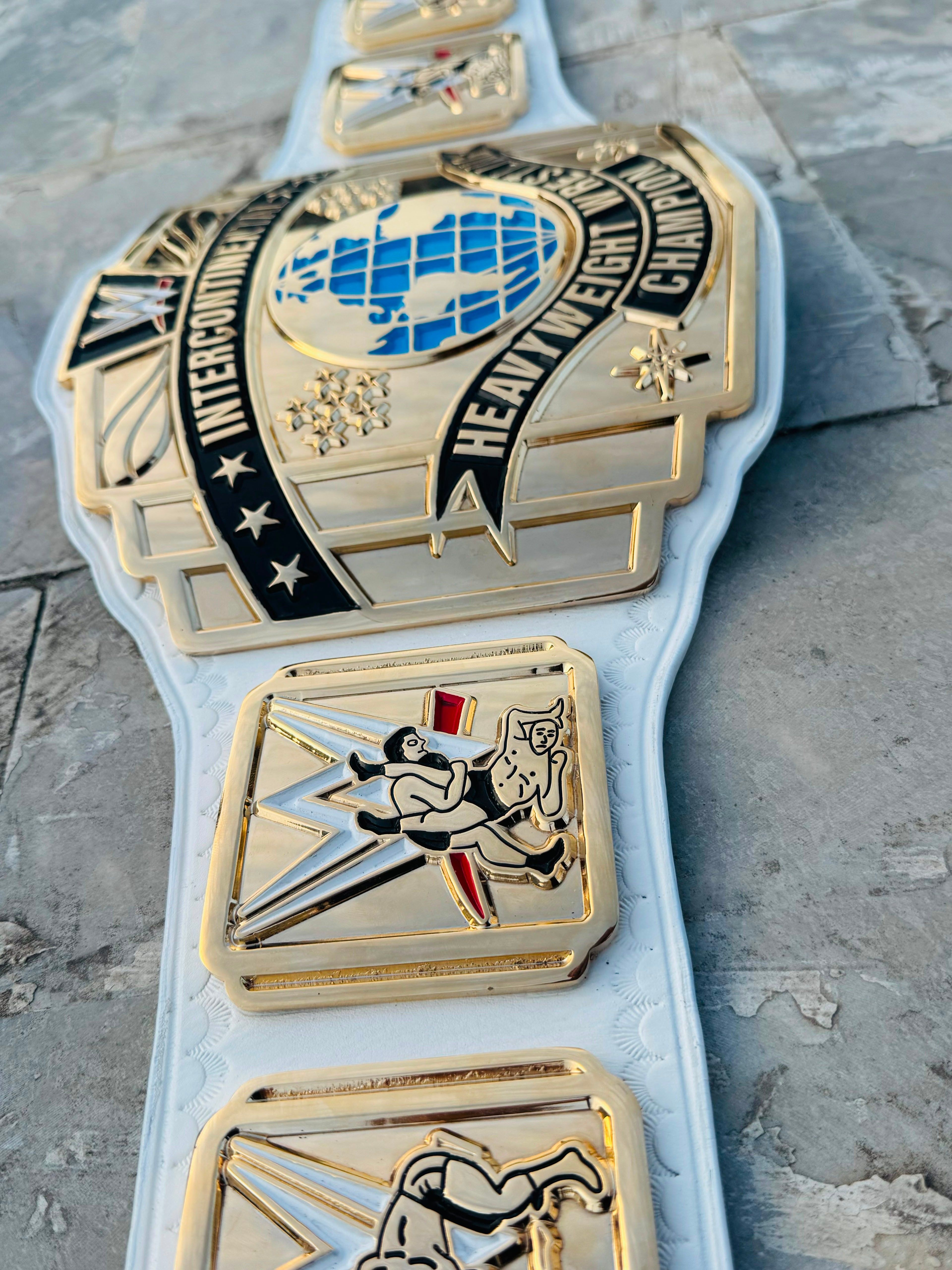 WWF INTERCONTINENTAL 24K GOLD Championship Belt