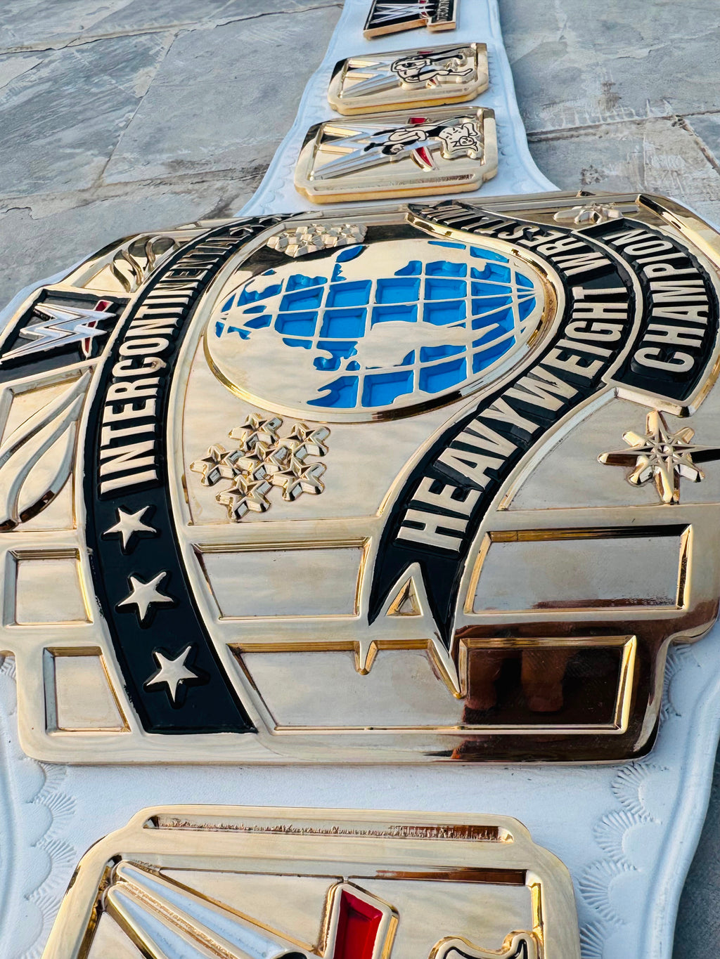 WWF INTERCONTINENTAL 24K GOLD Championship Belt