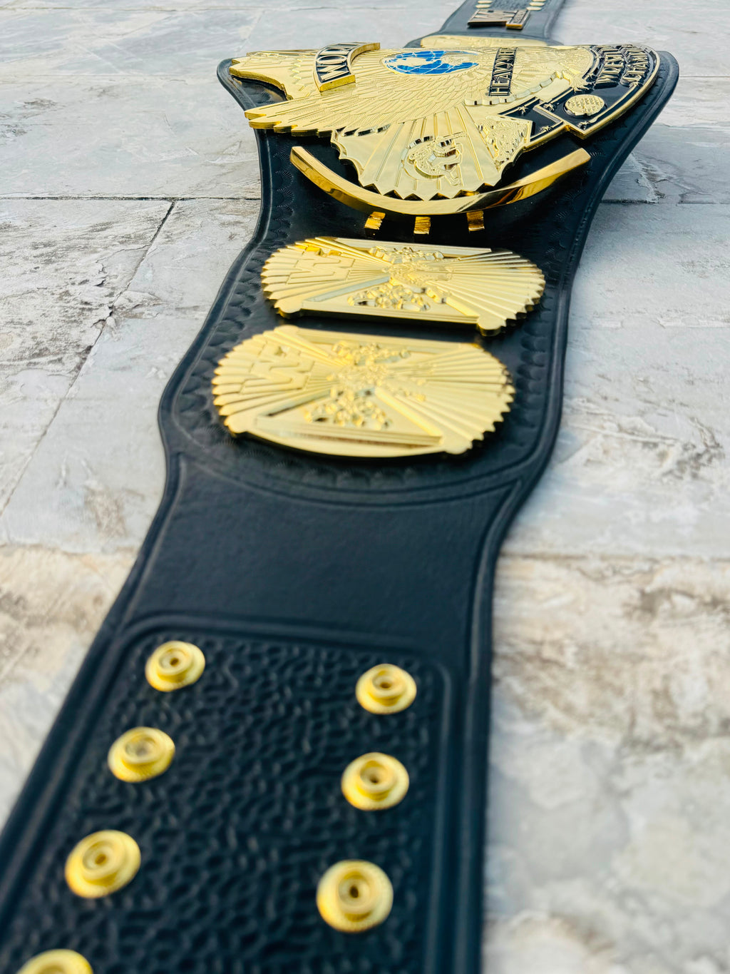 Wwf Premium CNC 3D Winged Eagle Championship Wrestling Belt Adults Size 4MM 24K Gold Real Hand Tooling Leather
