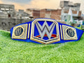 Universal Championship Wrestling Belt Premium CNC 3D  Adult Size 16MM Blue/ Roman Reigns side plates With Hand Made Leather