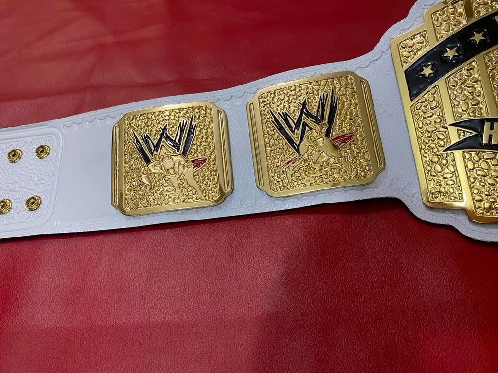 Cody Rhodes Intercontinental Championship Belt Replica | 4mm Zinc, Gold Plated / White Leather Straps