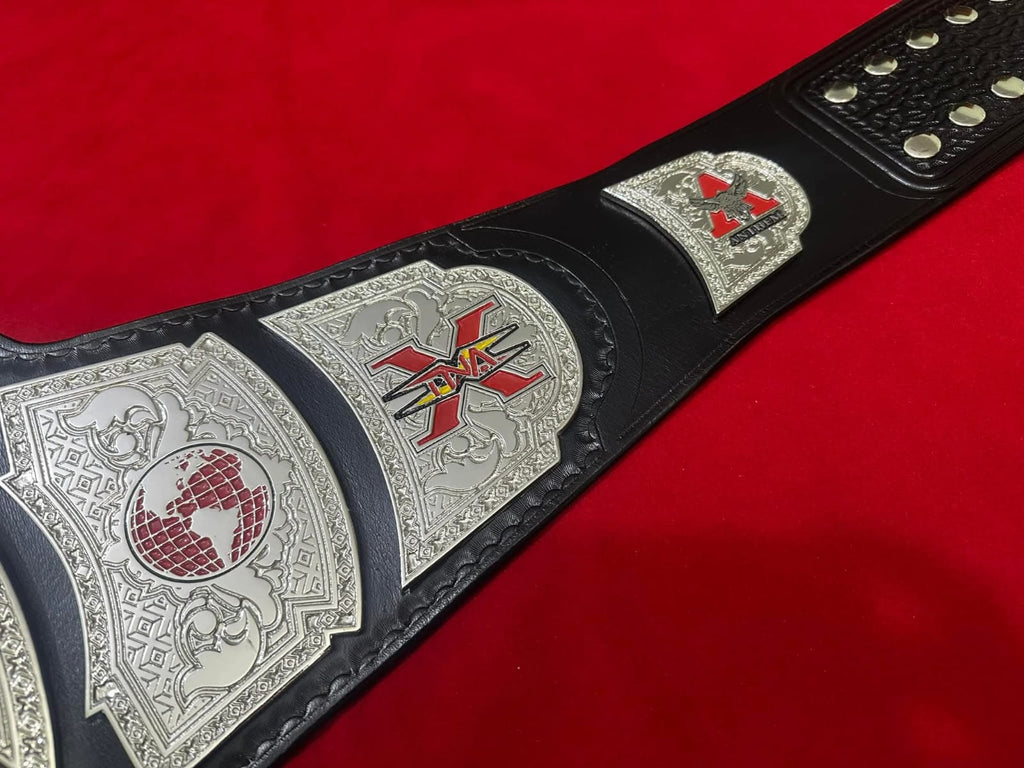 TNA X-Division Championship Replica Belt 4MM ZINC