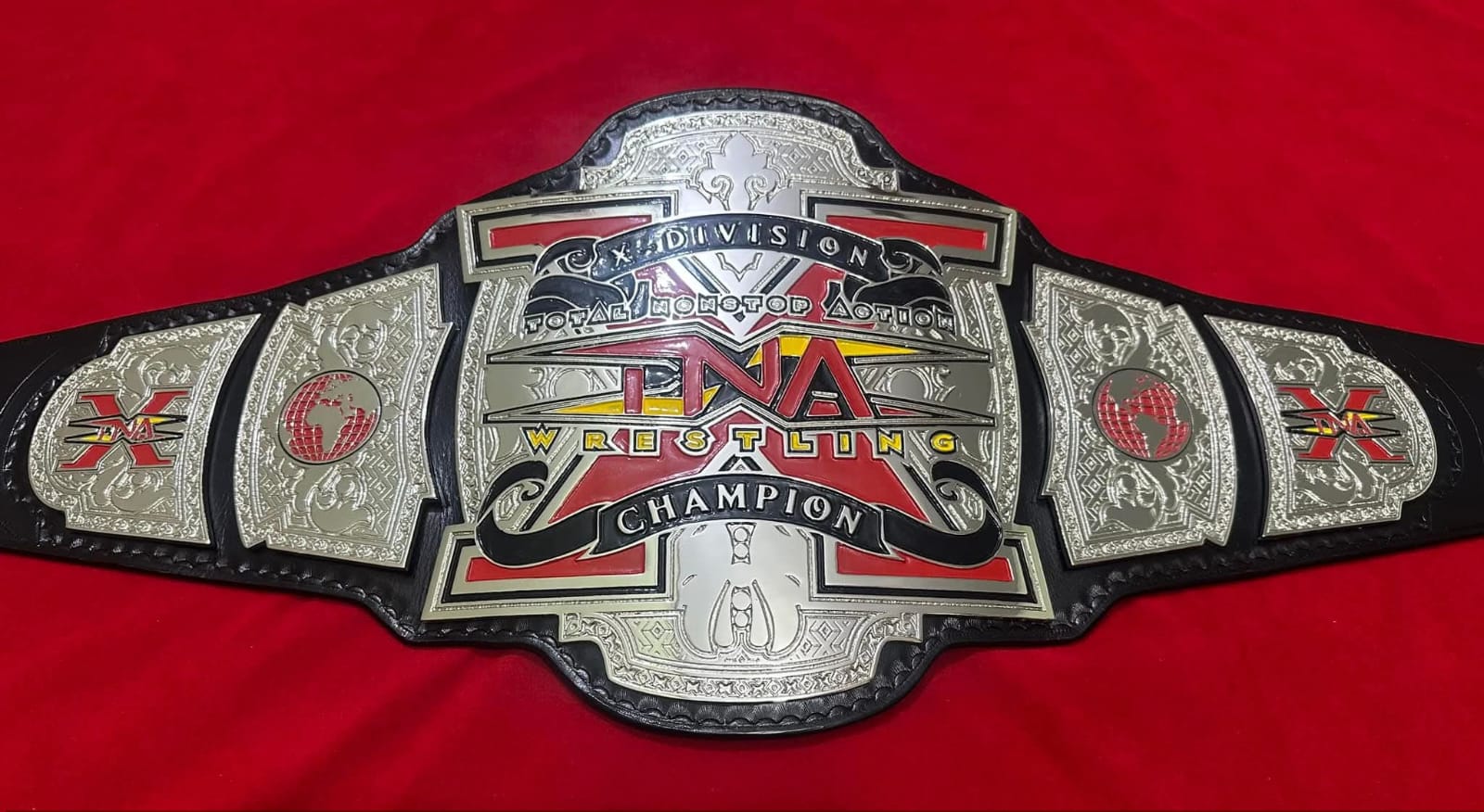 TNA X-Division Championship Replica Belt 4MM ZINC