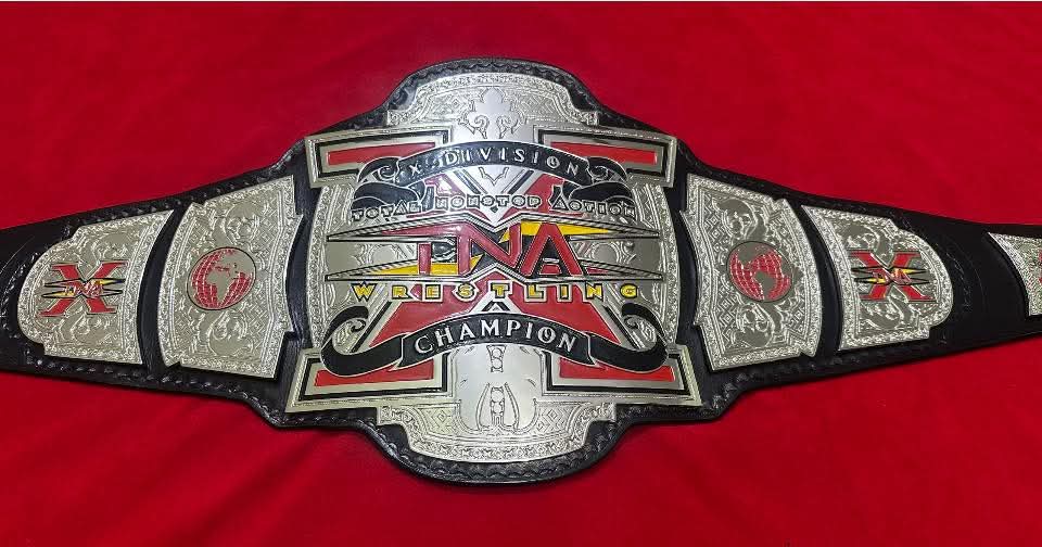 TNA X-Division Championship Replica Belt 4MM ZINC