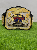 Premium CNC 3D World Tag Team Championship Wrestling Belt Adults Size Hand Texture 24K Dual Plates Real Leather hand Tooling