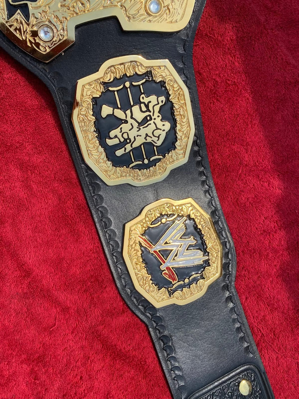 RAW Ruthless Aggression World Tag Team Championship 4mm Zinc Replica Title Belt