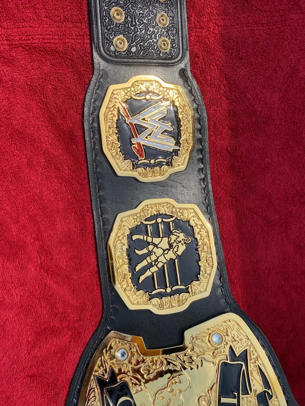 RAW Ruthless Aggression World Tag Team Championship 4mm Zinc Replica Title Belt
