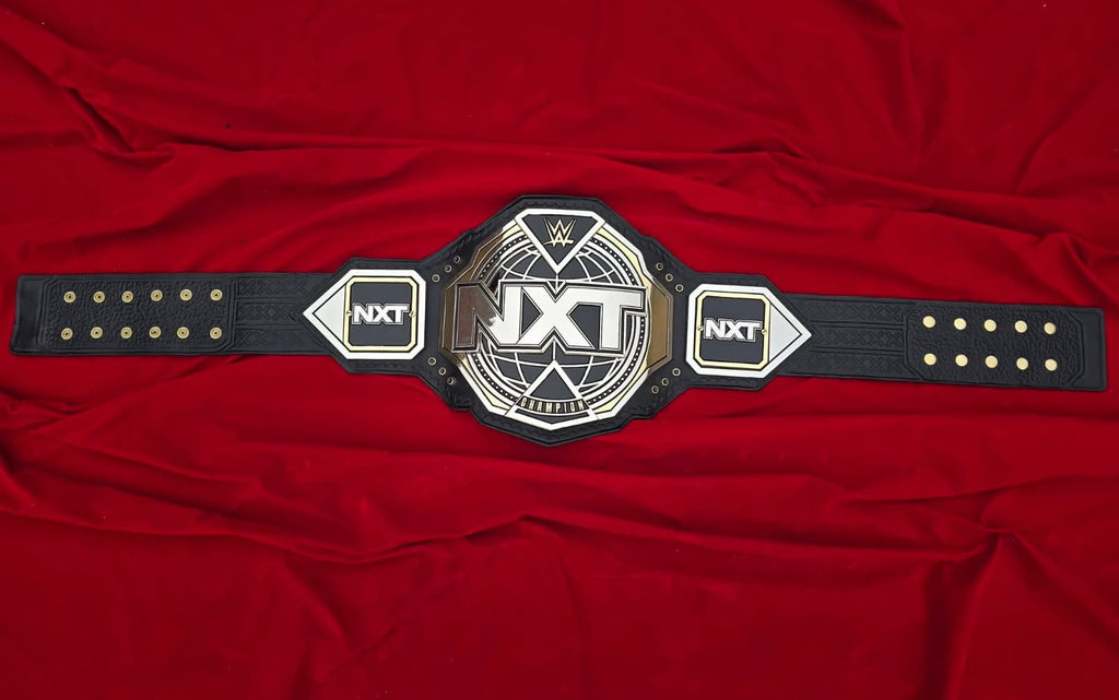 Premium CNC 3D NXT Women Championship Belt Adults Size 4MM 24K Dual Real leather Hand Tooling