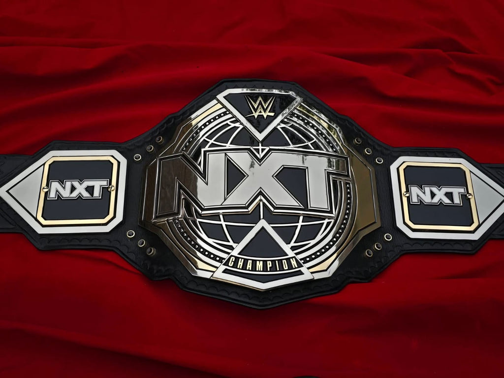 Premium CNC 3D NXT Women Championship Belt Adults Size 4MM 24K Dual Real leather Hand Tooling