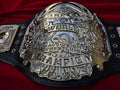 Premium CNC 3D TNA World Heavyweight Championship Belt Adult Size 4MM 24K Gold Dual Real Leather Hand Tooling