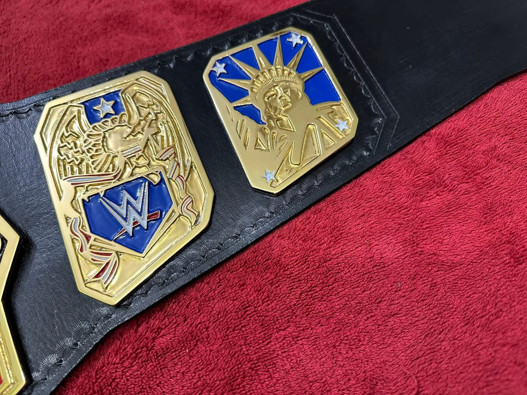 WWE UNITED STATES Brass Championship Title Belt 4MM Zinc Adult