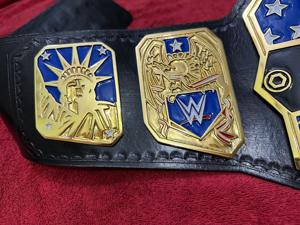 WWE UNITED STATES Brass Championship Title Belt 4MM Zinc Adult