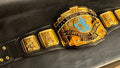 Premium CNC 3D Intercontinental Heavyweight Championship replica belt 24k gold-plated plates and a black leather strap hand tooling