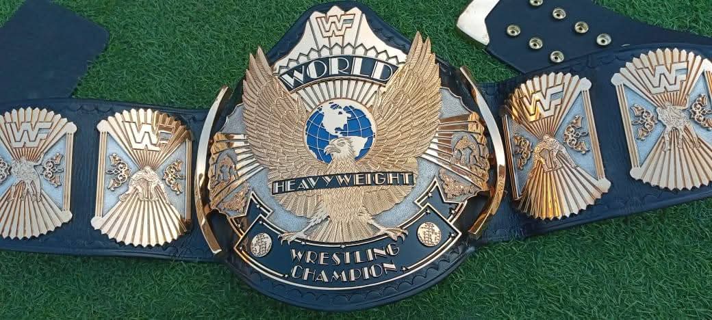 Premium Winged Eagle CNC 3D Championship Belt With Hand Texture Real Leather Hand Tooling