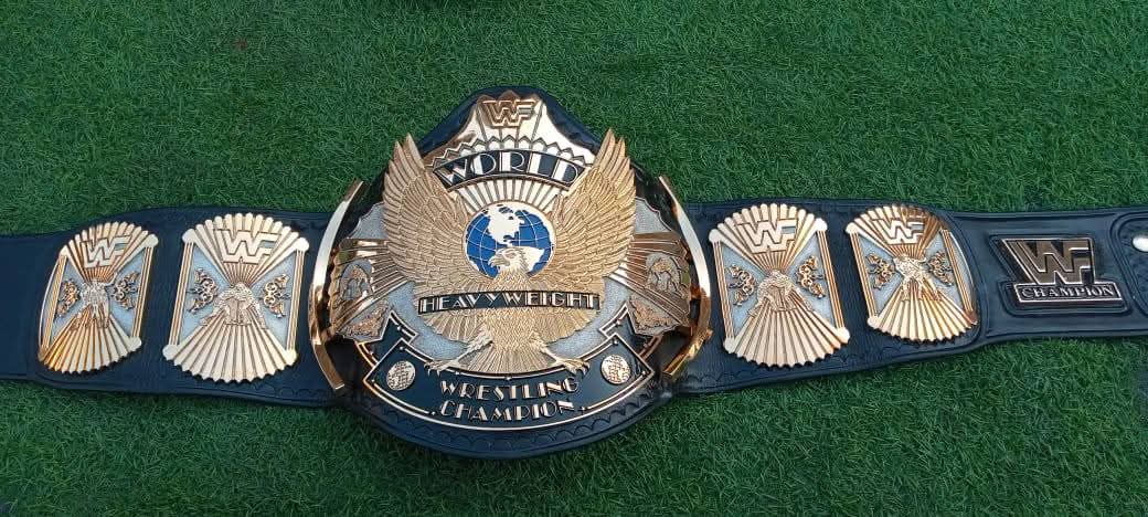 Premium Winged Eagle CNC 3D Championship Belt With Hand Texture Real Leather Hand Tooling
