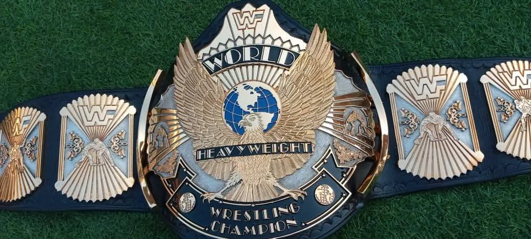 Premium Winged Eagle CNC 3D Championship Belt With Hand Texture Real Leather Hand Tooling