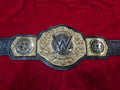 Premium World Heavyweight Championship belt, featuring customized side plates celebrating John Cena's 17th championship