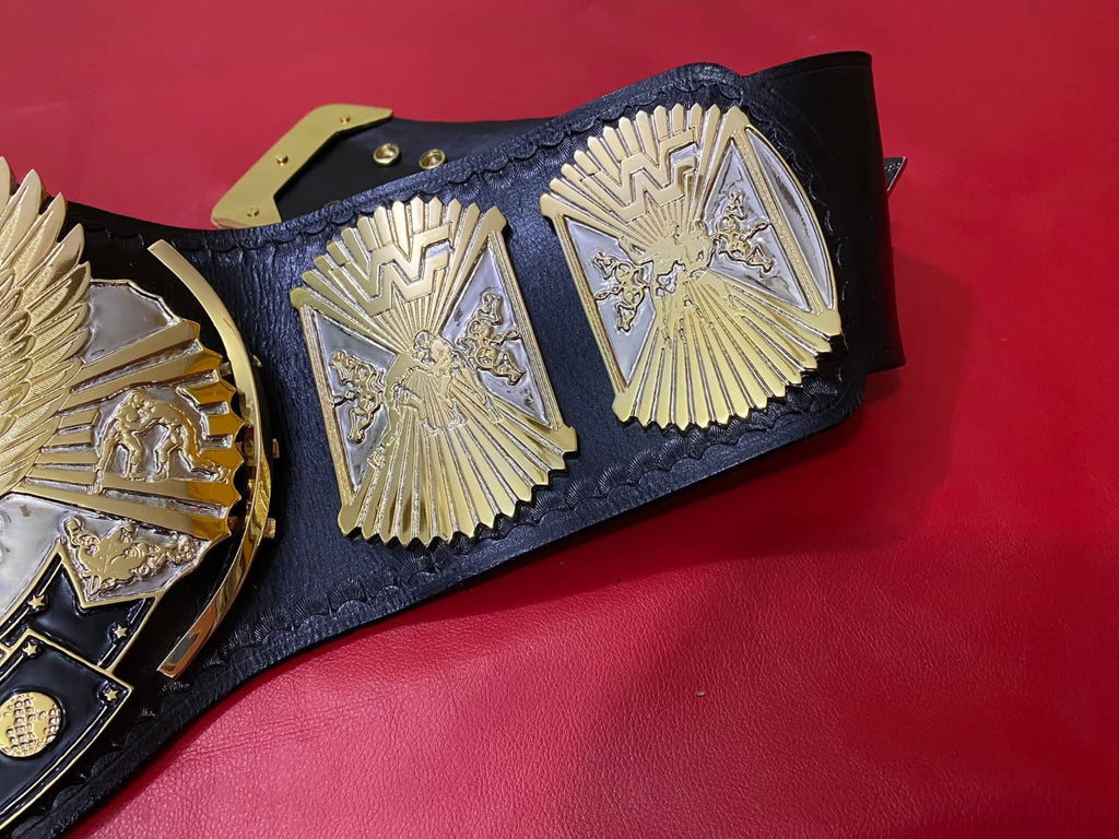 WWF WINGED EAGLE DUAL PLATED 4MM Znic Championship Title Belt